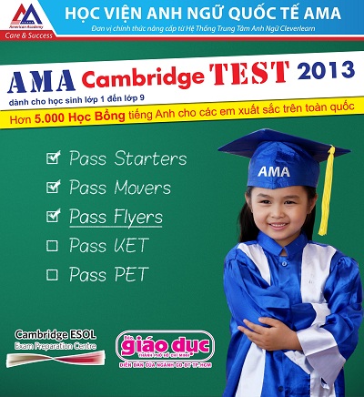 Trẻ em Việt Nam cần chứng tỏ năng lực tiếng Anh qua kỳ thi Cambridge 3
