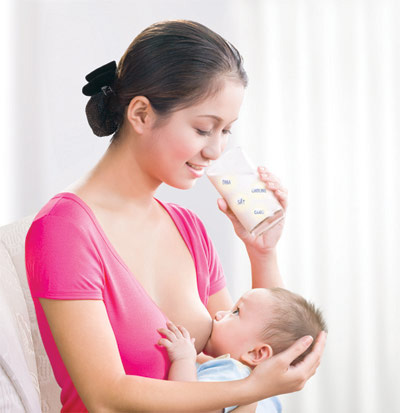 Bí quyết “gọi” sữa về sau sinh 1