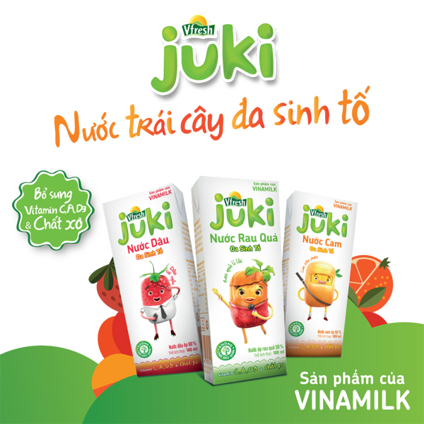 Vfresh Juki - Nước trái cây đa sinh tố dành cho trẻ em 2