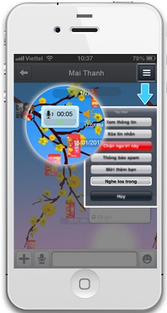 Zalo bổ sung hàng loạt tính năng mới cho iPhone 5 Zalo bổ sung hàng loạt tính năng mới cho iPhone 5