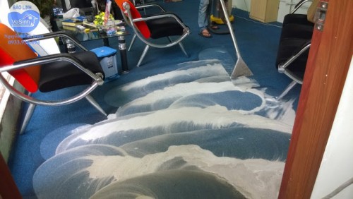 Công nghệ giặt đánh tán nỗi lo vết bẩn của thảm trải sàn  2