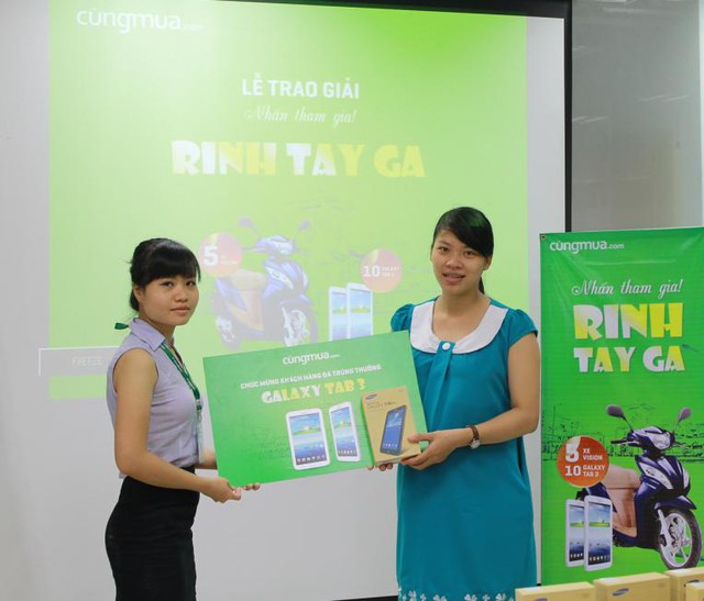 Khách hàng CùngMua.com nhận thưởng 200 triệu đồng 2