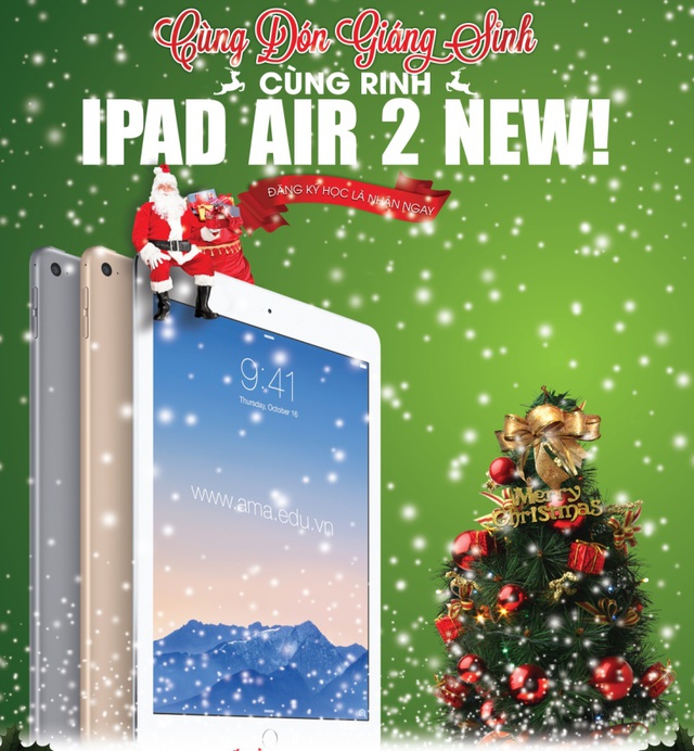 Nhanh tay “Cùng đón Giáng sinh – Cùng rinh iPad” 1