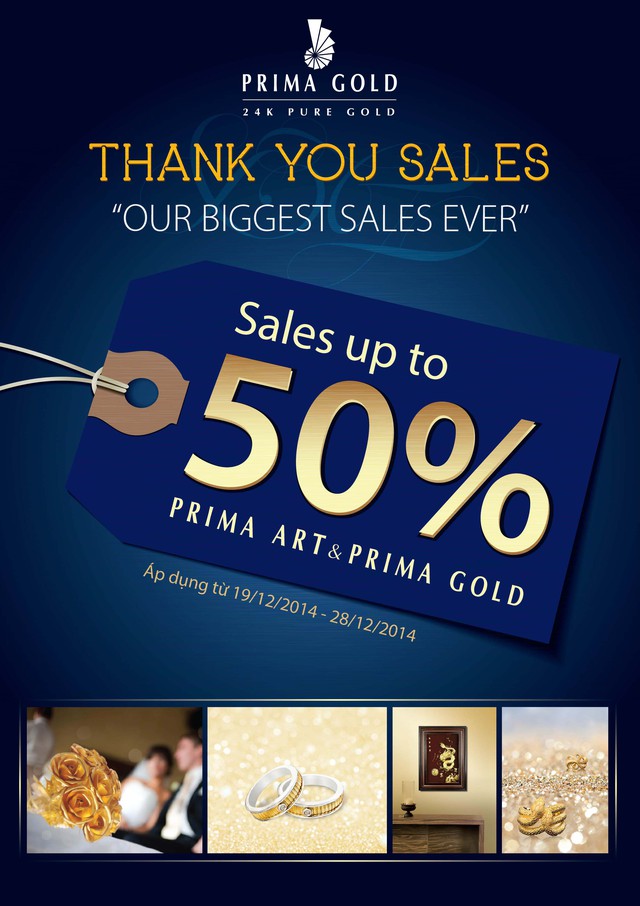 Thank You Sales với mức giá ưu đại kỉ lục từ Prima Gold Việt Nam 5