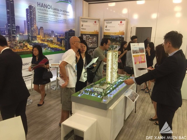 Hình ảnh mở bán Seasons Avenue tại Singapore.