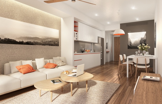 Ariyana Smart Condotel với 394 căn hộ-khách sạn, có diện tích từ 49 – 114m2, trang bị 100% nội thất cao cấp.