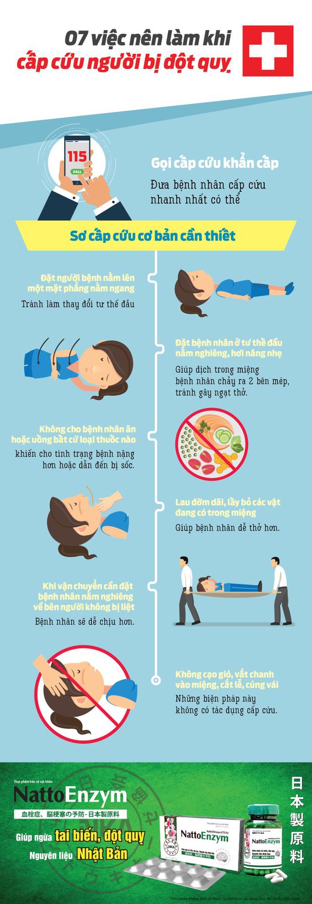 7 việc n&ecirc;n l&agrave;m khi cấp cứu người đột quỵ - Ảnh 1.